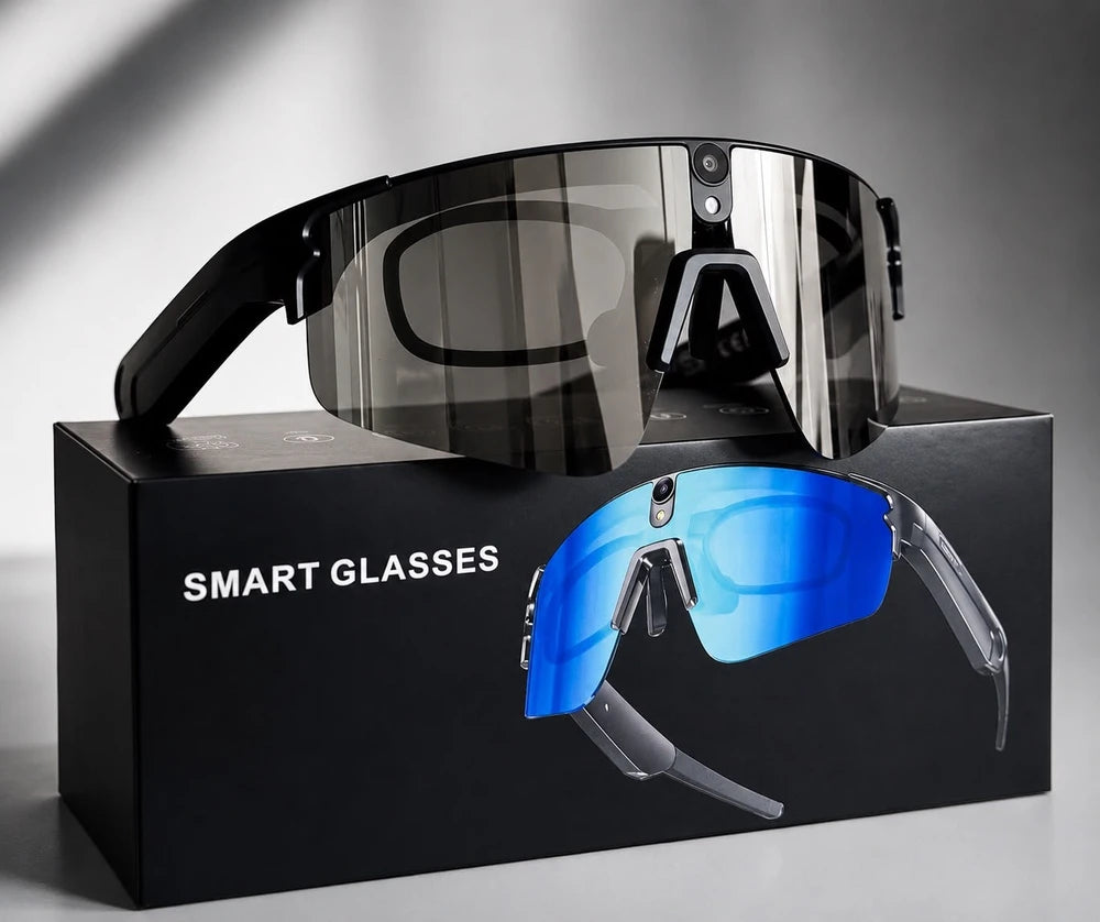 Gafas Inteligentes para ciclismo con Cámara y Bluetooth  SMART GLASSES IA