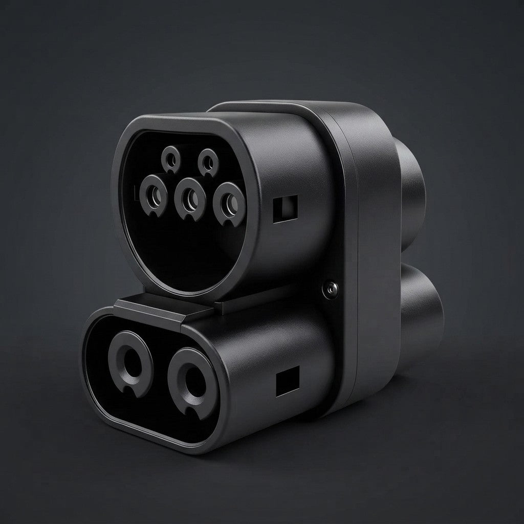 Adaptador de Vehículo eléctrico ccs1 a ccs2.