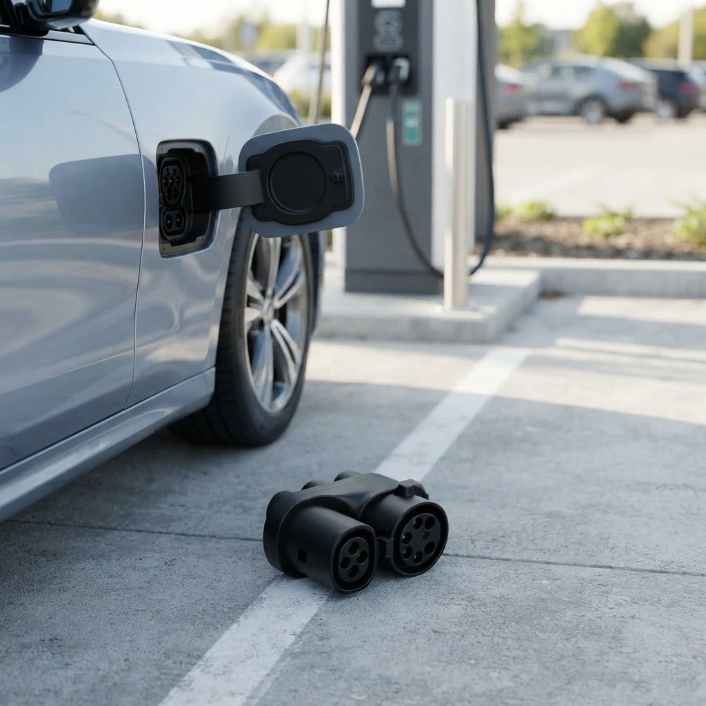 Adaptador de Vehículo eléctrico ccs1 a ccs2.