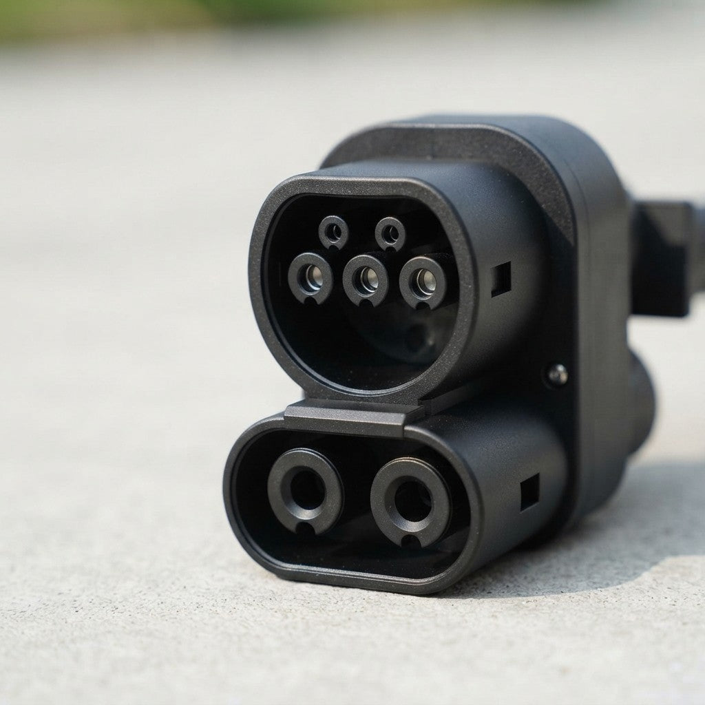 Adaptador de Vehículo eléctrico ccs1 a ccs2.